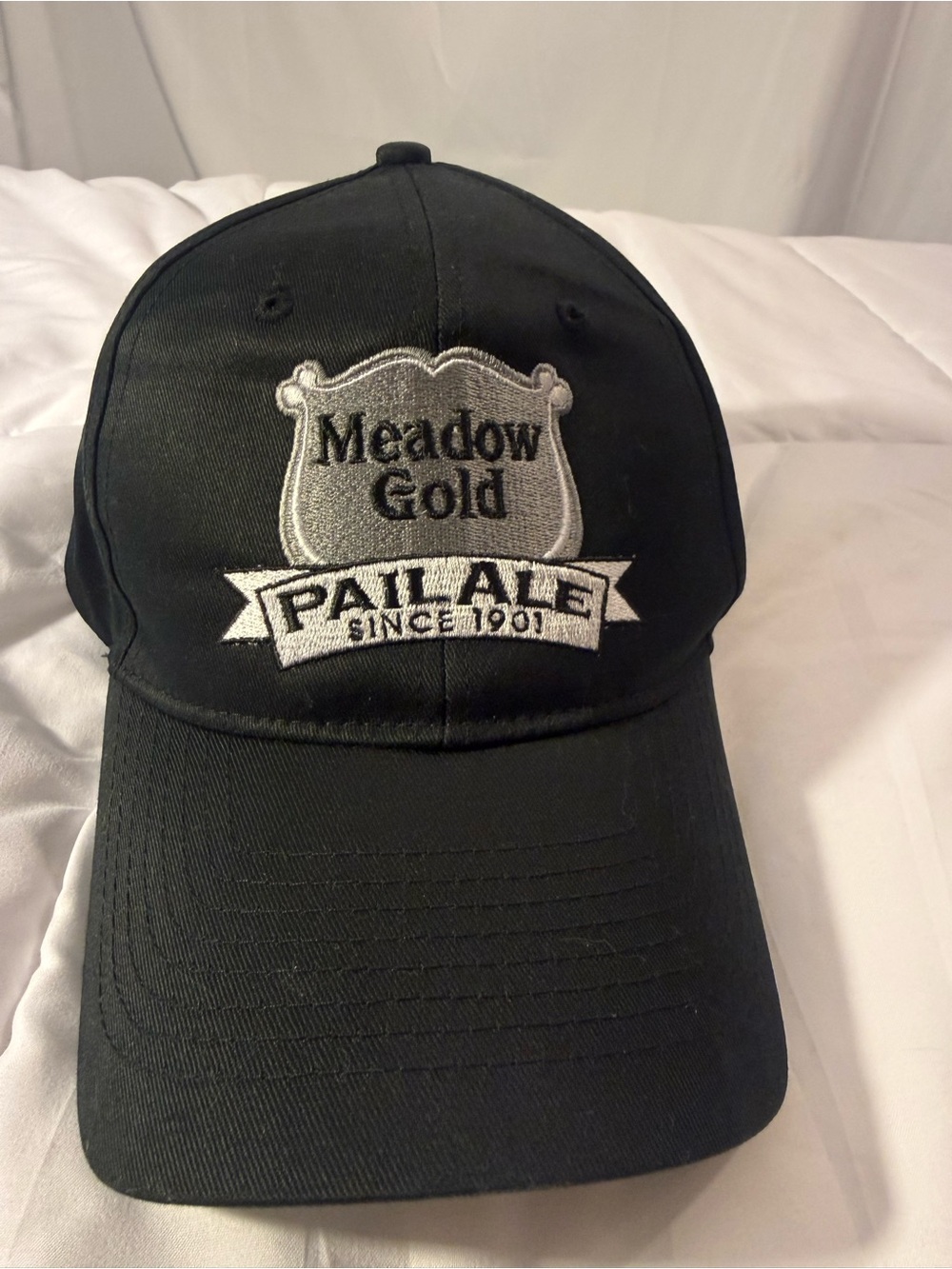 Black Pail Ale Embroidered Baseball Cap